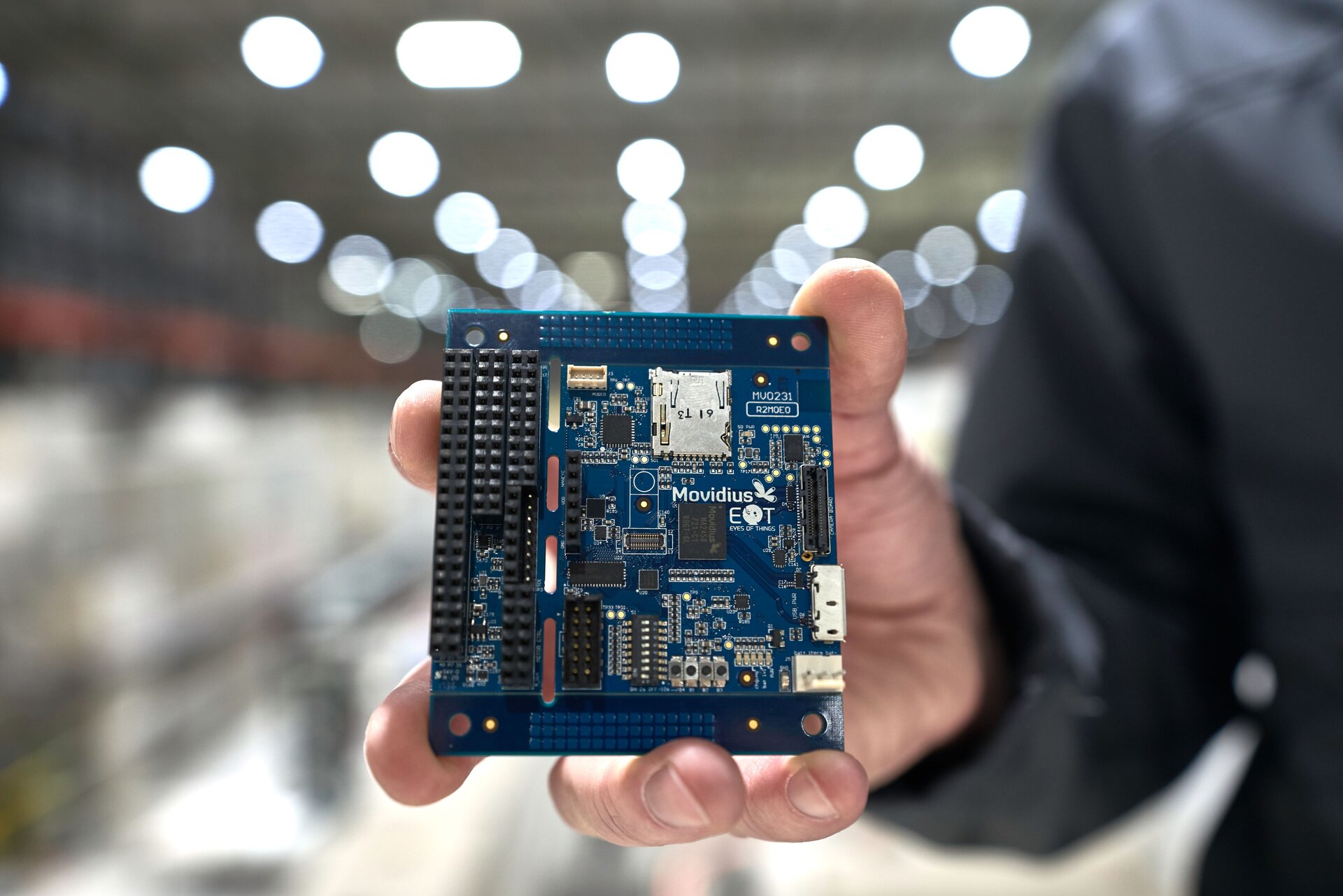 ɸ-sat AI chip set to filter EO data (credit: CERN/M. Brice, ESA, www.esa.int/Applications/Observing_the_Earth/Phsat).
